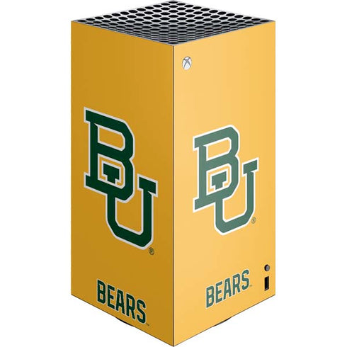 Baylor University BU Yellow XBox Series X Digital Edition Console Skin